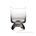 clear thick bottom whiskey glass cup wine glasses